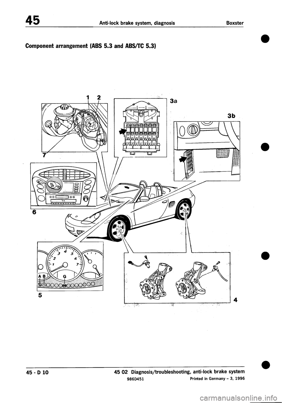PORSCHE 986 BOXSTER 1997 Workshop Manual PORSCHE 986 BOXSTER 1997 Workshop Manual