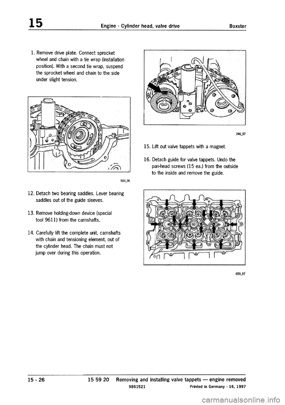 PORSCHE 986 BOXSTER 1997 Workshop Manual PORSCHE 986 BOXSTER 1997 Workshop Manual