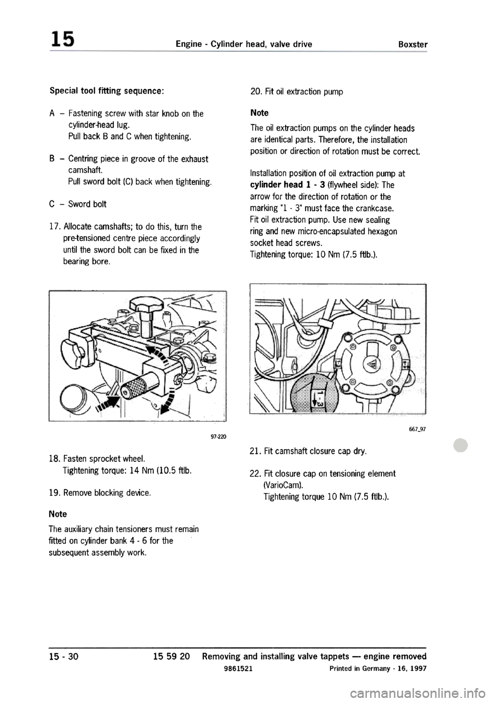 PORSCHE 986 BOXSTER 1997 Workshop Manual PORSCHE 986 BOXSTER 1997 Workshop Manual