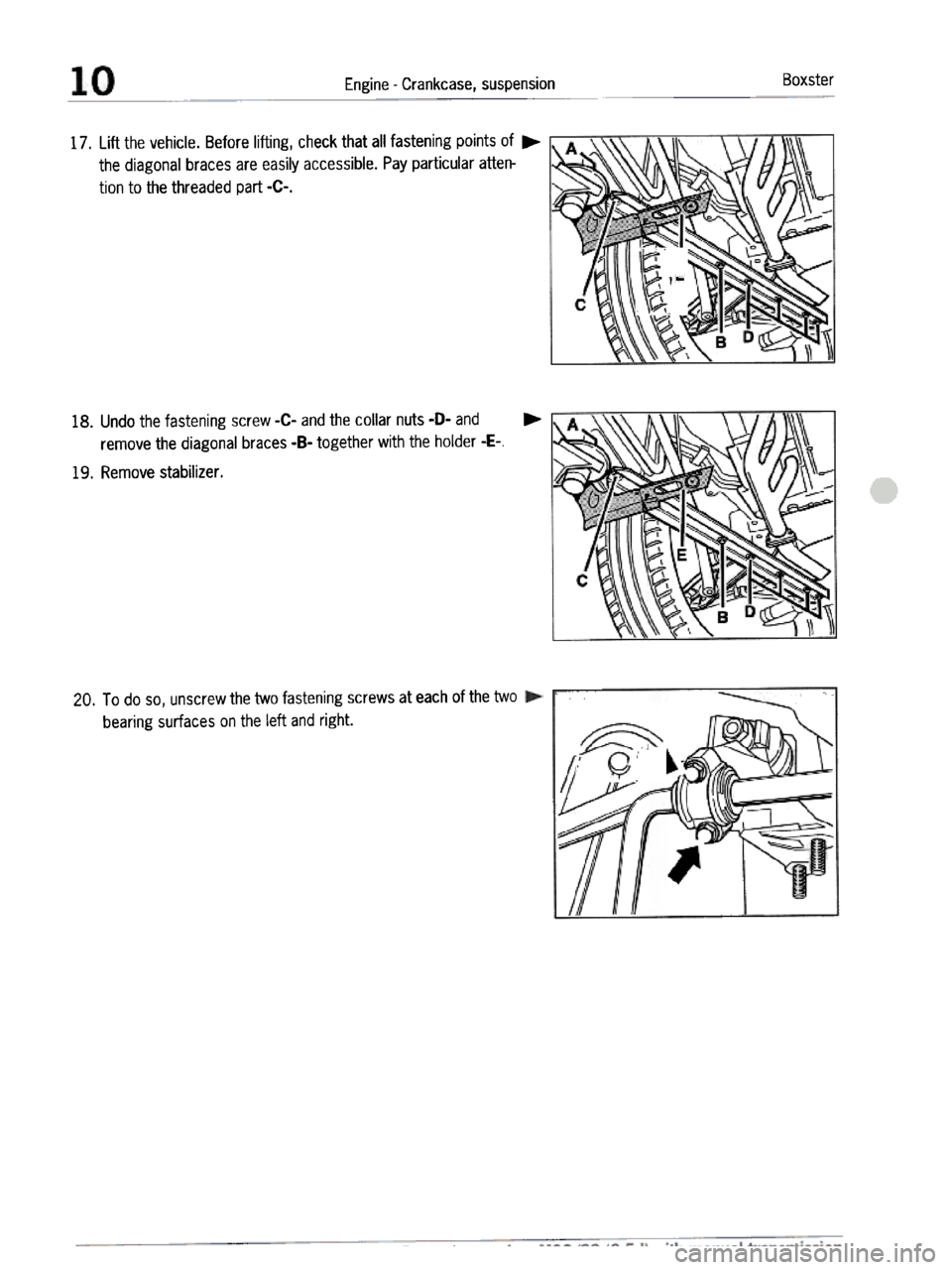 PORSCHE 986 BOXSTER 1997  Workshop Manual 