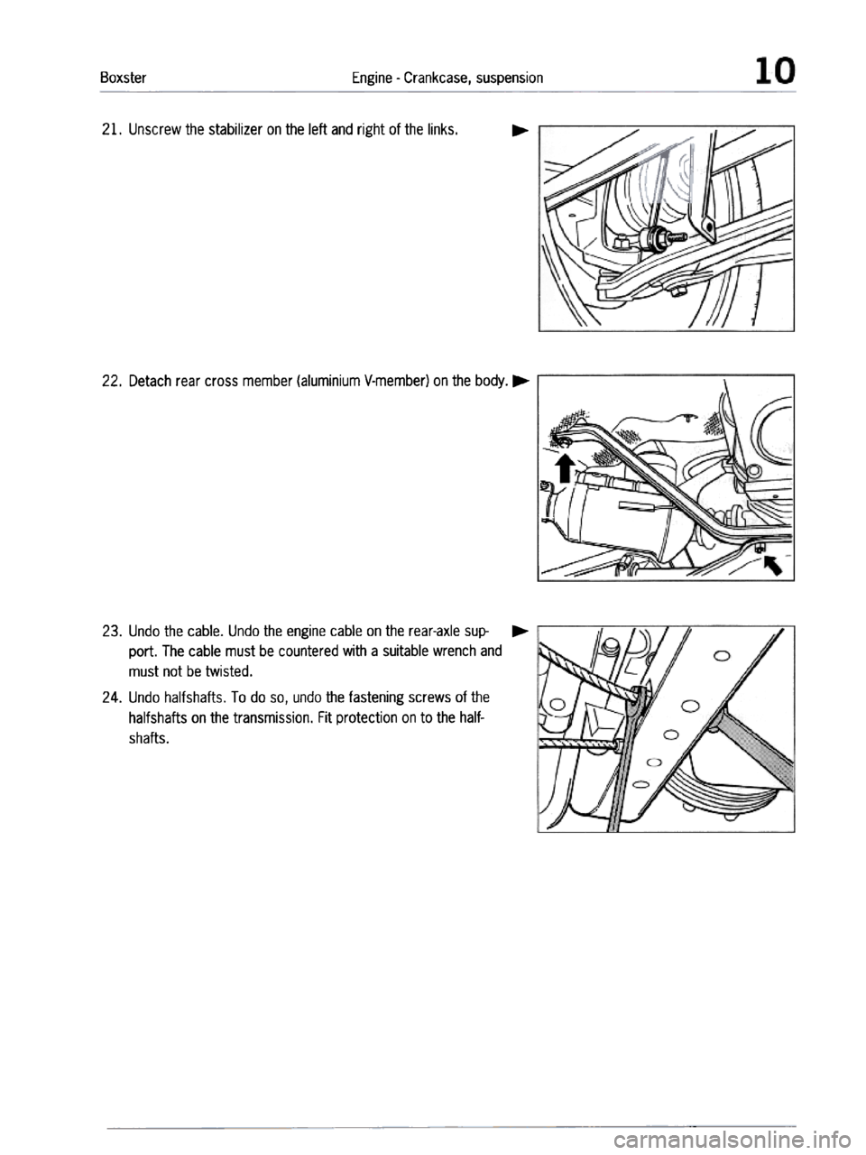 PORSCHE 986 BOXSTER 1997  Workshop Manual 