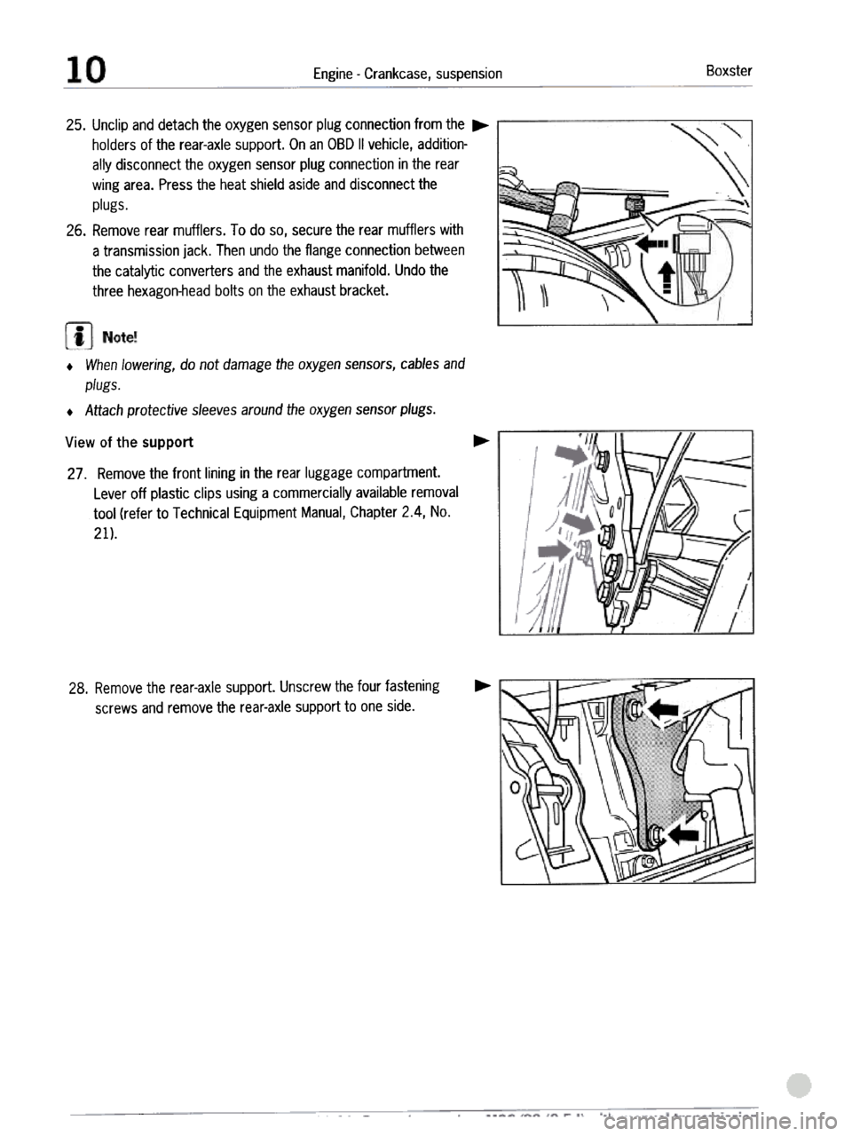 PORSCHE 986 BOXSTER 1997  Workshop Manual 