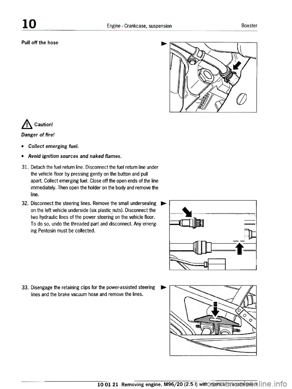 PORSCHE 986 BOXSTER 1997  Workshop Manual 