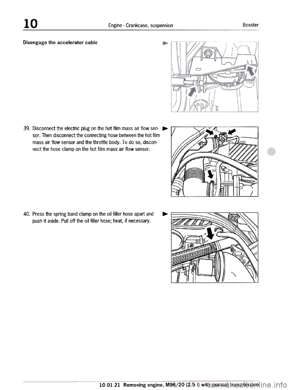 PORSCHE 986 BOXSTER 1997  Workshop Manual 