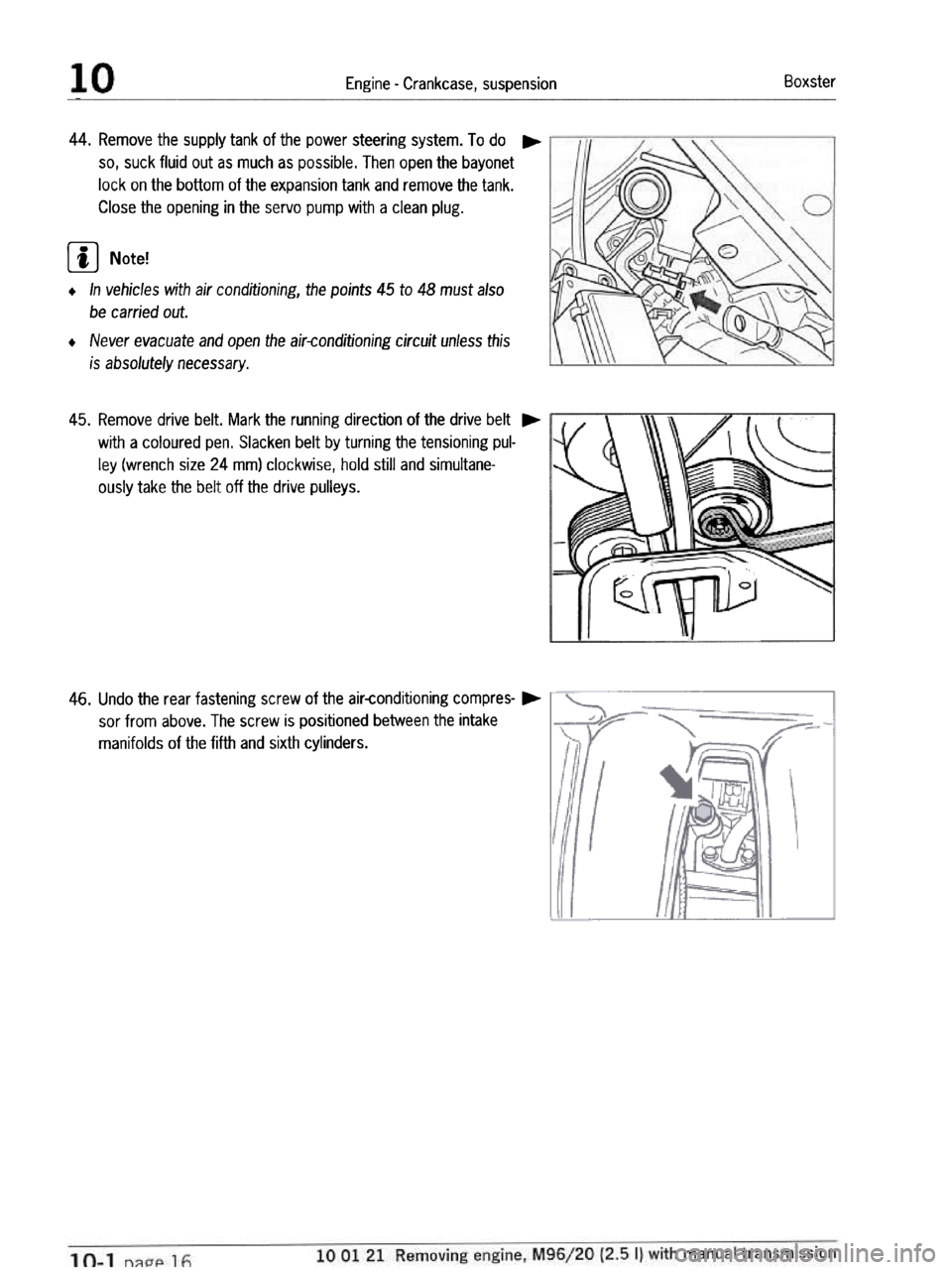 PORSCHE 986 BOXSTER 1997  Workshop Manual 