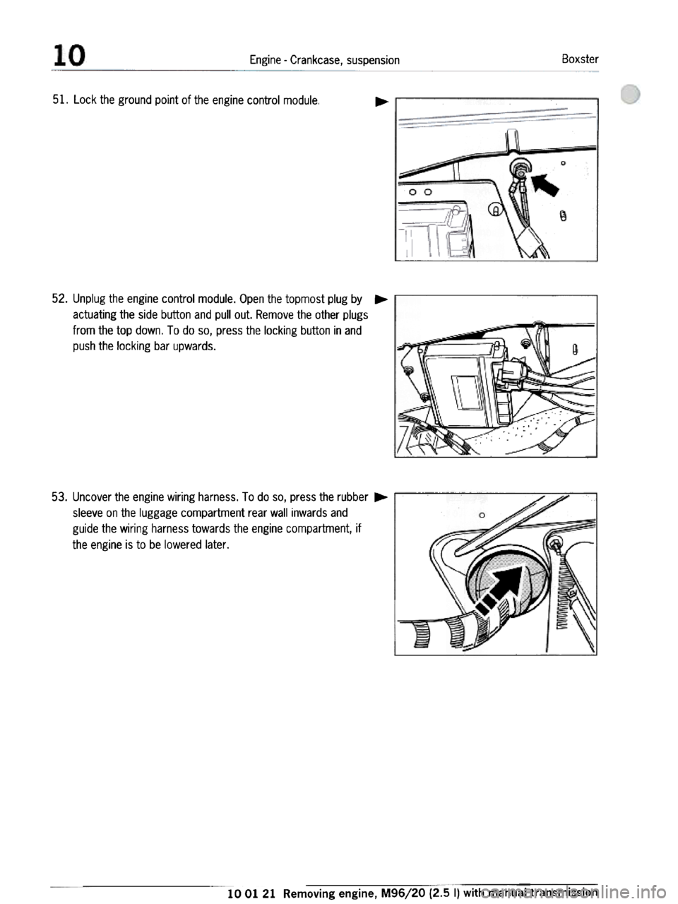 PORSCHE 986 BOXSTER 1997  Workshop Manual 