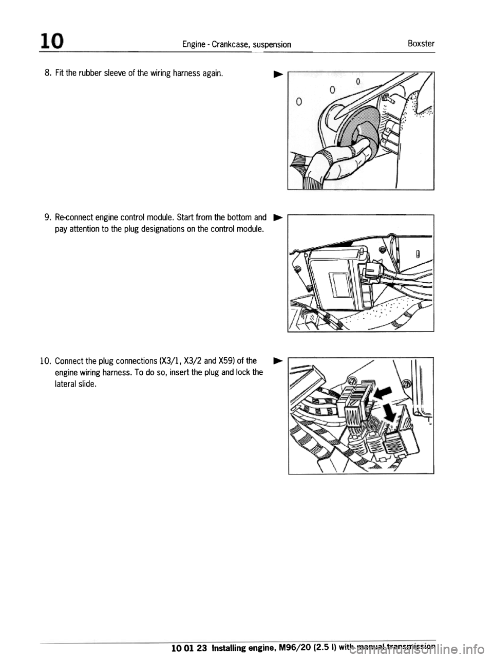 PORSCHE 986 BOXSTER 1997  Workshop Manual 