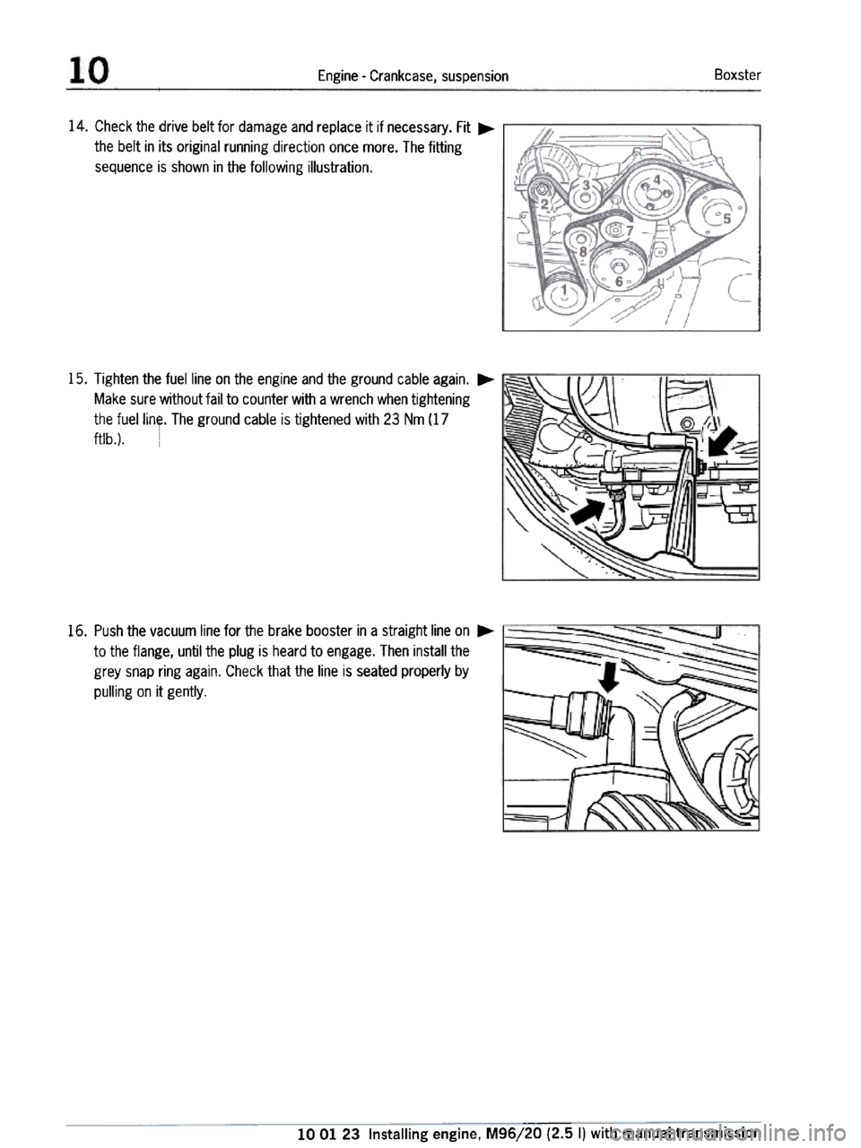 PORSCHE 986 BOXSTER 1997  Workshop Manual 