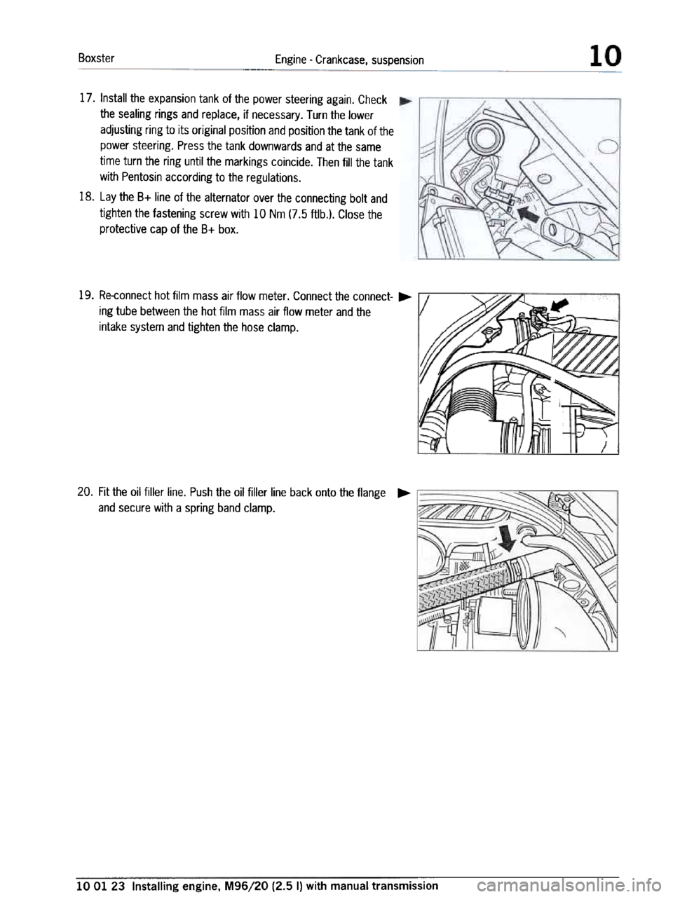 PORSCHE 986 BOXSTER 1997  Workshop Manual 