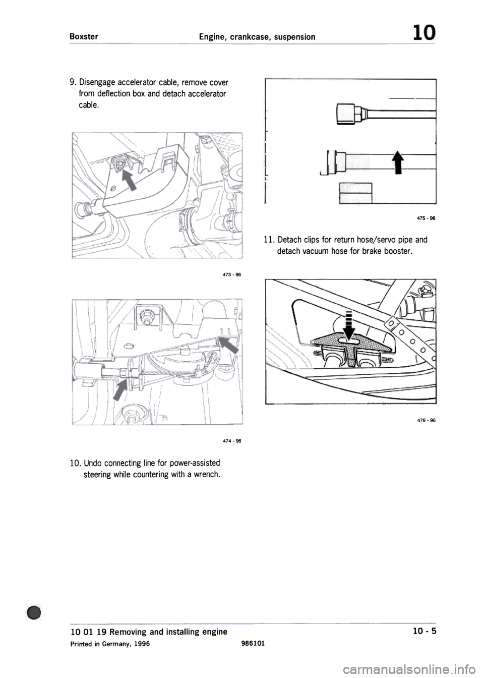 PORSCHE 986 BOXSTER 1997 Workshop Manual PORSCHE 986 BOXSTER 1997 Workshop Manual