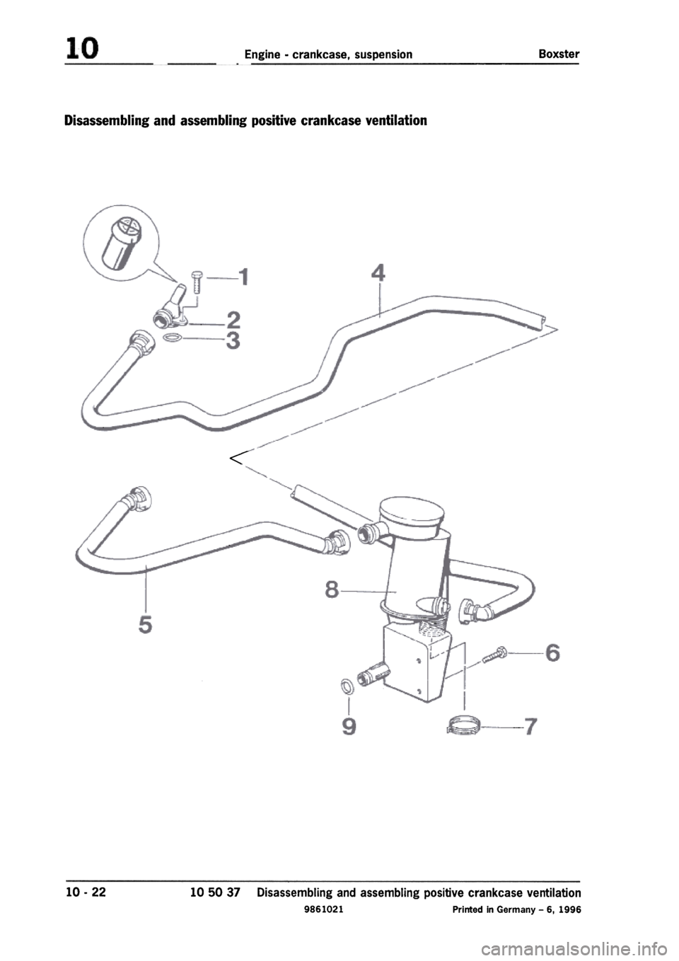 PORSCHE 986 BOXSTER 1997 Workshop Manual PORSCHE 986 BOXSTER 1997 Workshop Manual