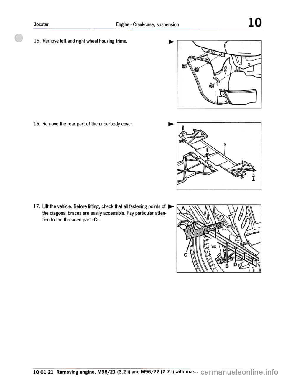 PORSCHE 986 BOXSTER 1997  Workshop Manual 