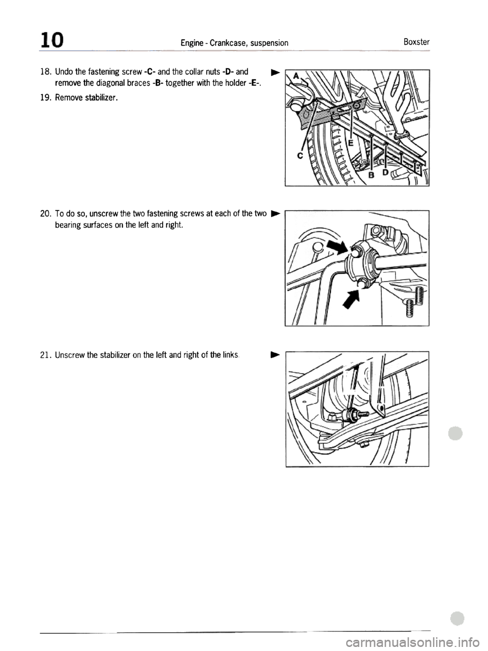 PORSCHE 986 BOXSTER 1997  Workshop Manual 