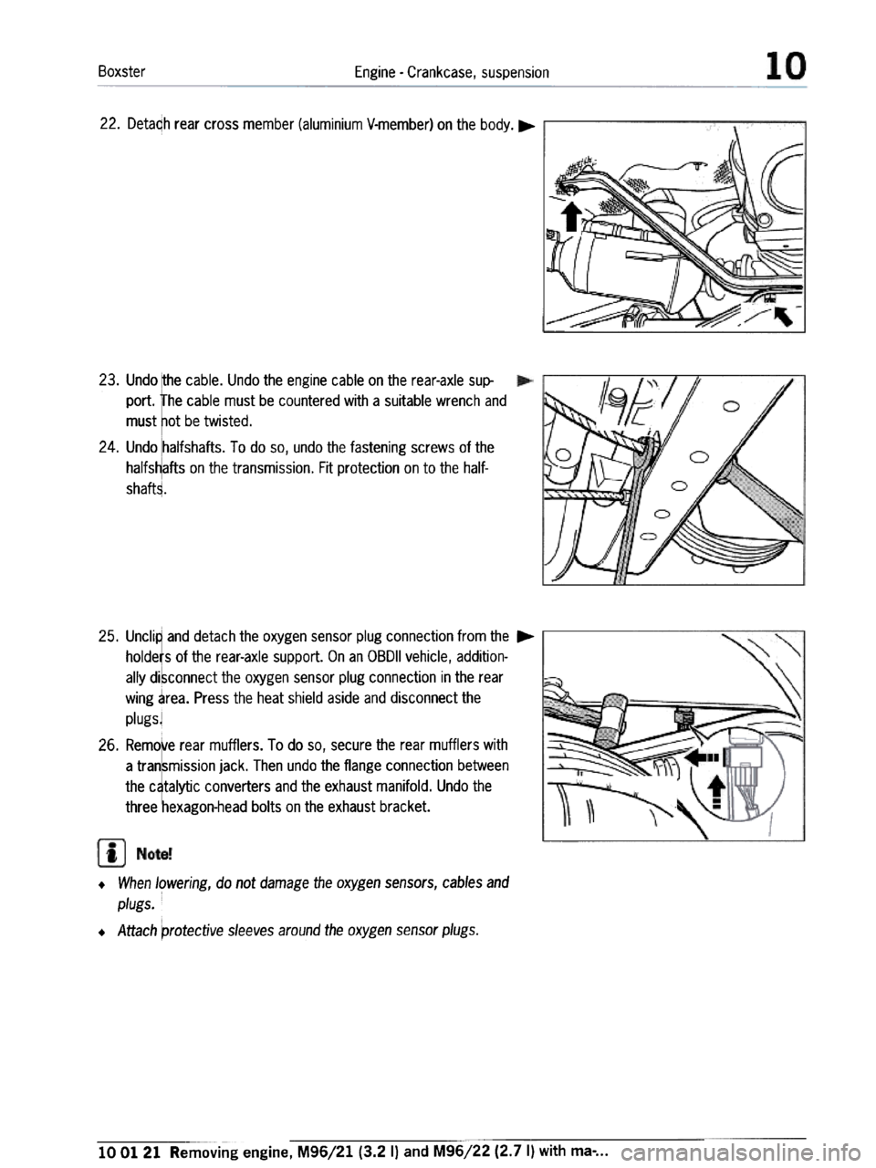 PORSCHE 986 BOXSTER 1997  Workshop Manual 