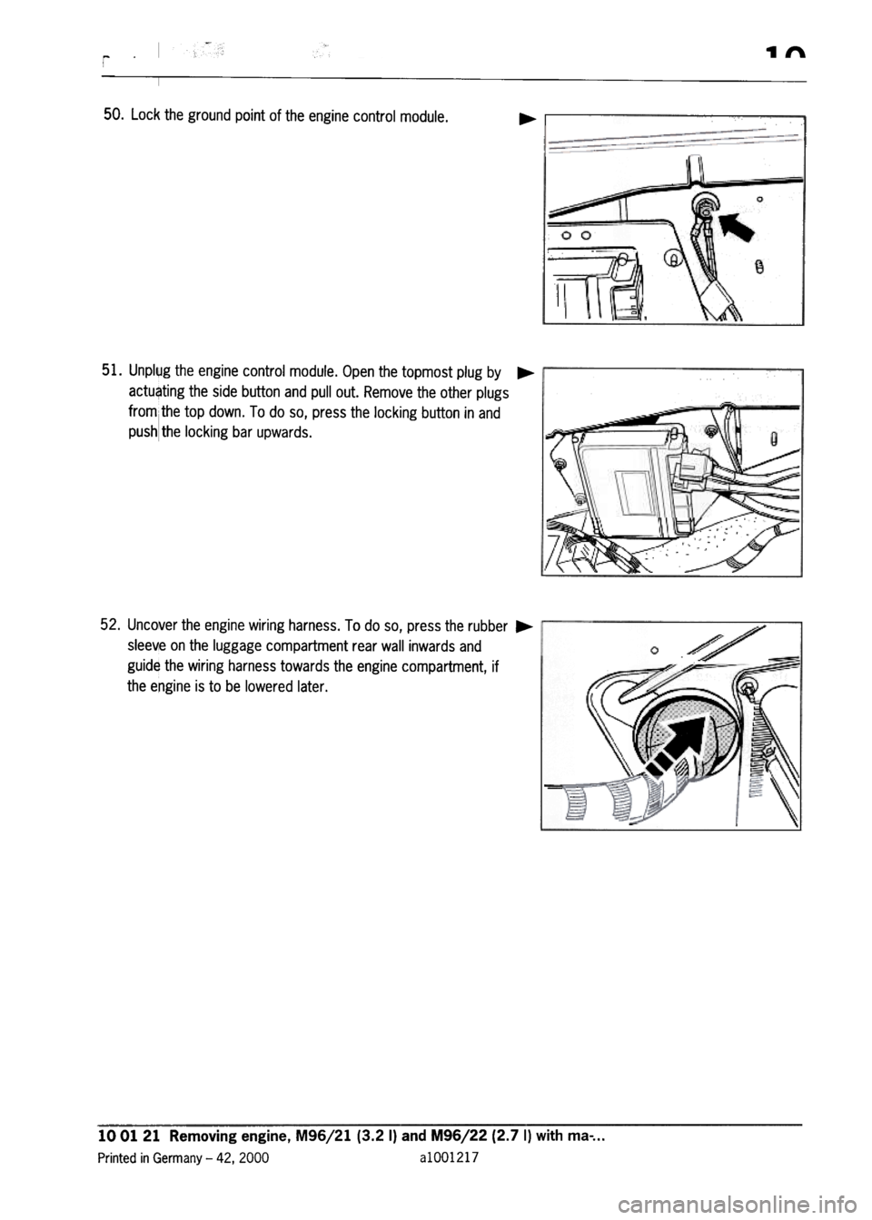 PORSCHE 986 BOXSTER 1997  Workshop Manual 