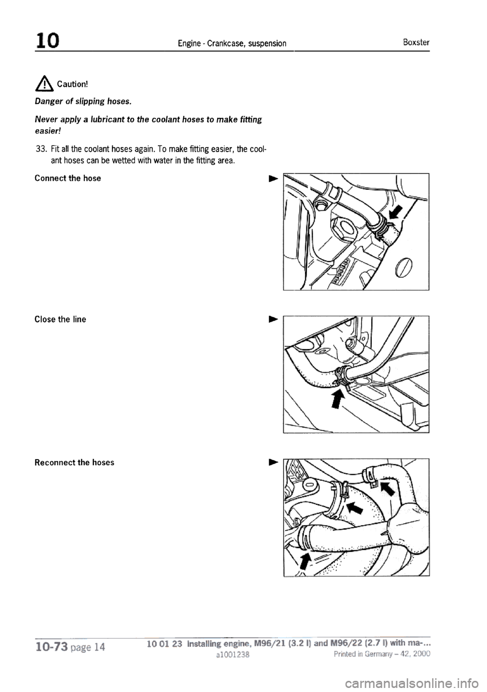 PORSCHE 986 BOXSTER 1997  Workshop Manual 