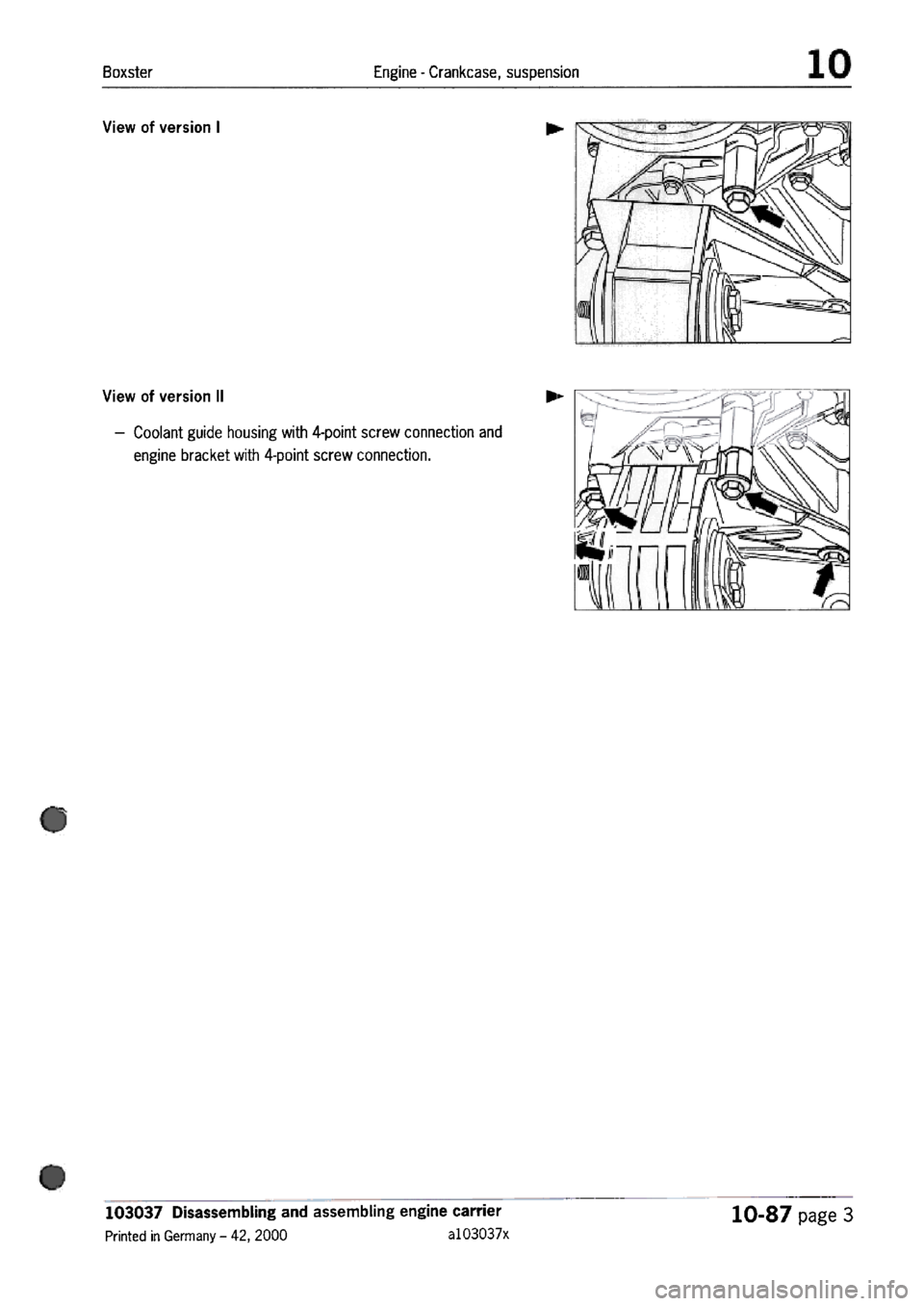 PORSCHE 986 BOXSTER 1997  Workshop Manual 