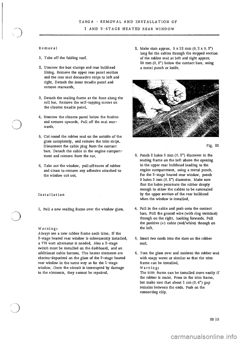 PORSCHE 911 1969 1.G Body Parts Owners Guide PORSCHE 911 1969 1.G Body Parts Owners Guide