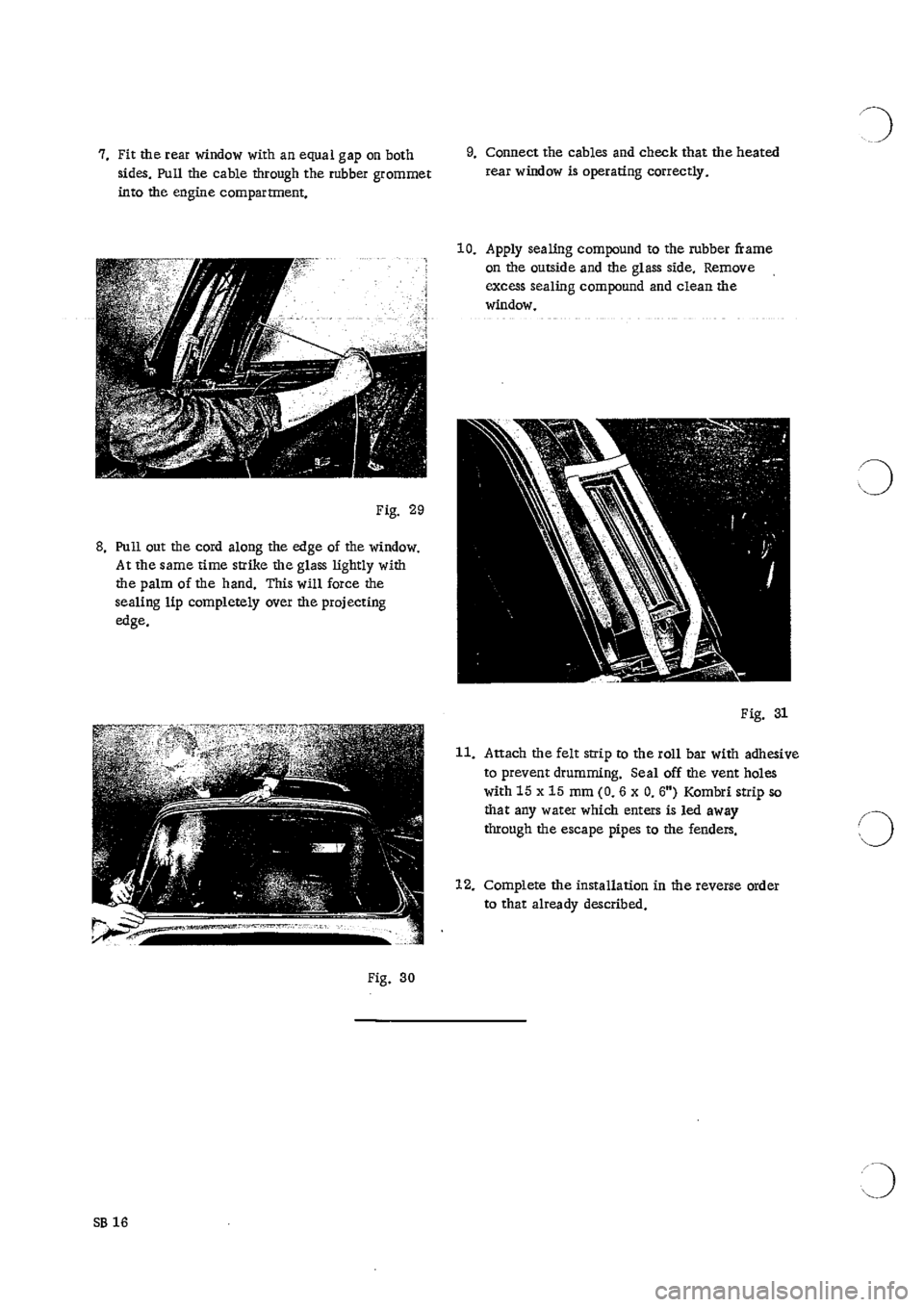 PORSCHE 911 1971 1.G Body Parts Owners Guide 