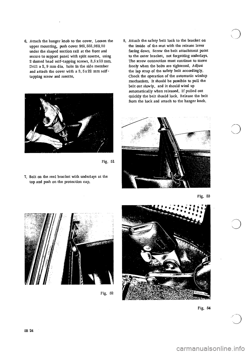PORSCHE 911 1966 1.G Body Parts Owners Guide 