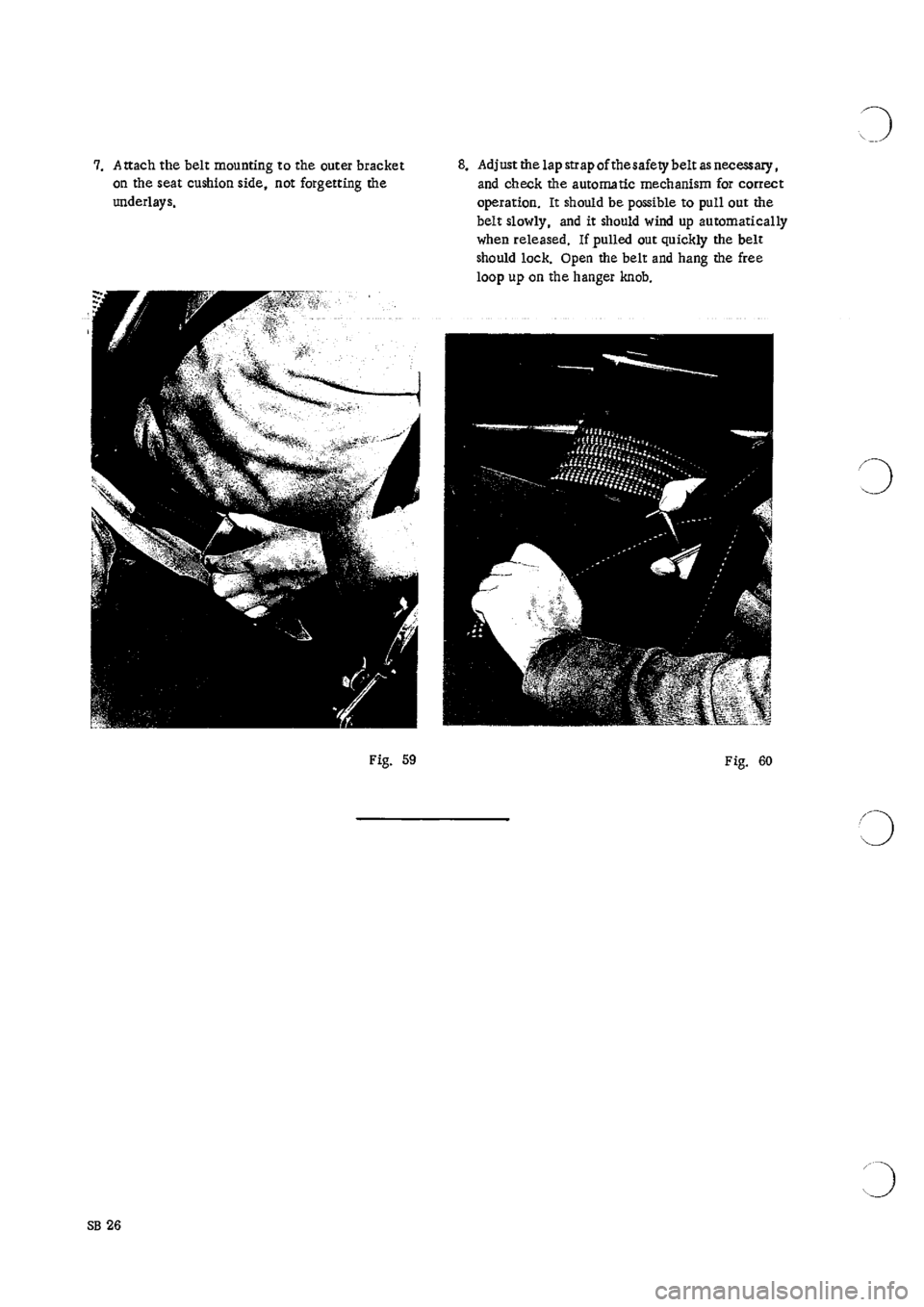 PORSCHE 911 1966 1.G Body Parts Service Manual 