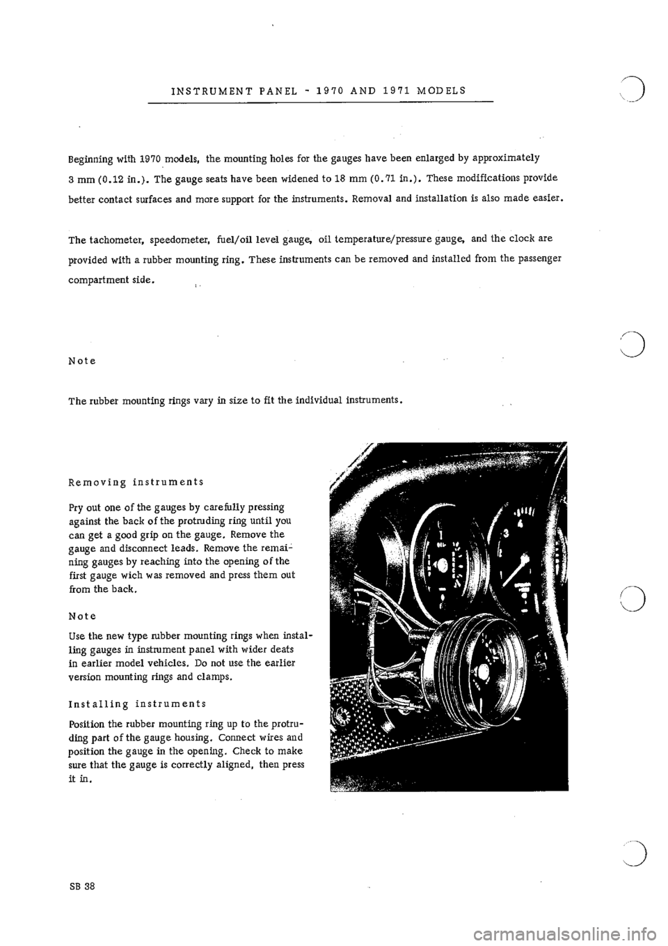 PORSCHE 911 1965 1.G Body Parts Repair Manual 