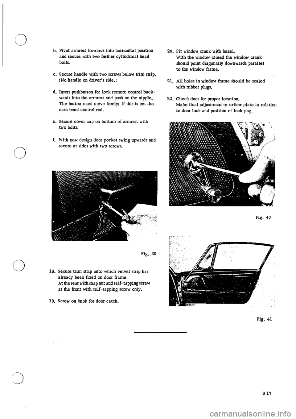 PORSCHE 911 1965 1.G Body Parts 2 Owners Manual 