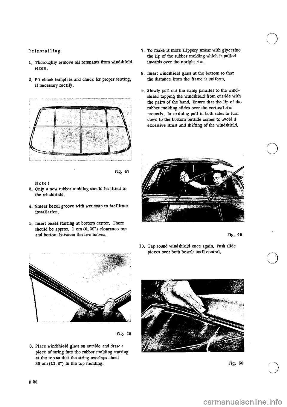 PORSCHE 911 1970 1.G Body Parts 2 Owners Manual 