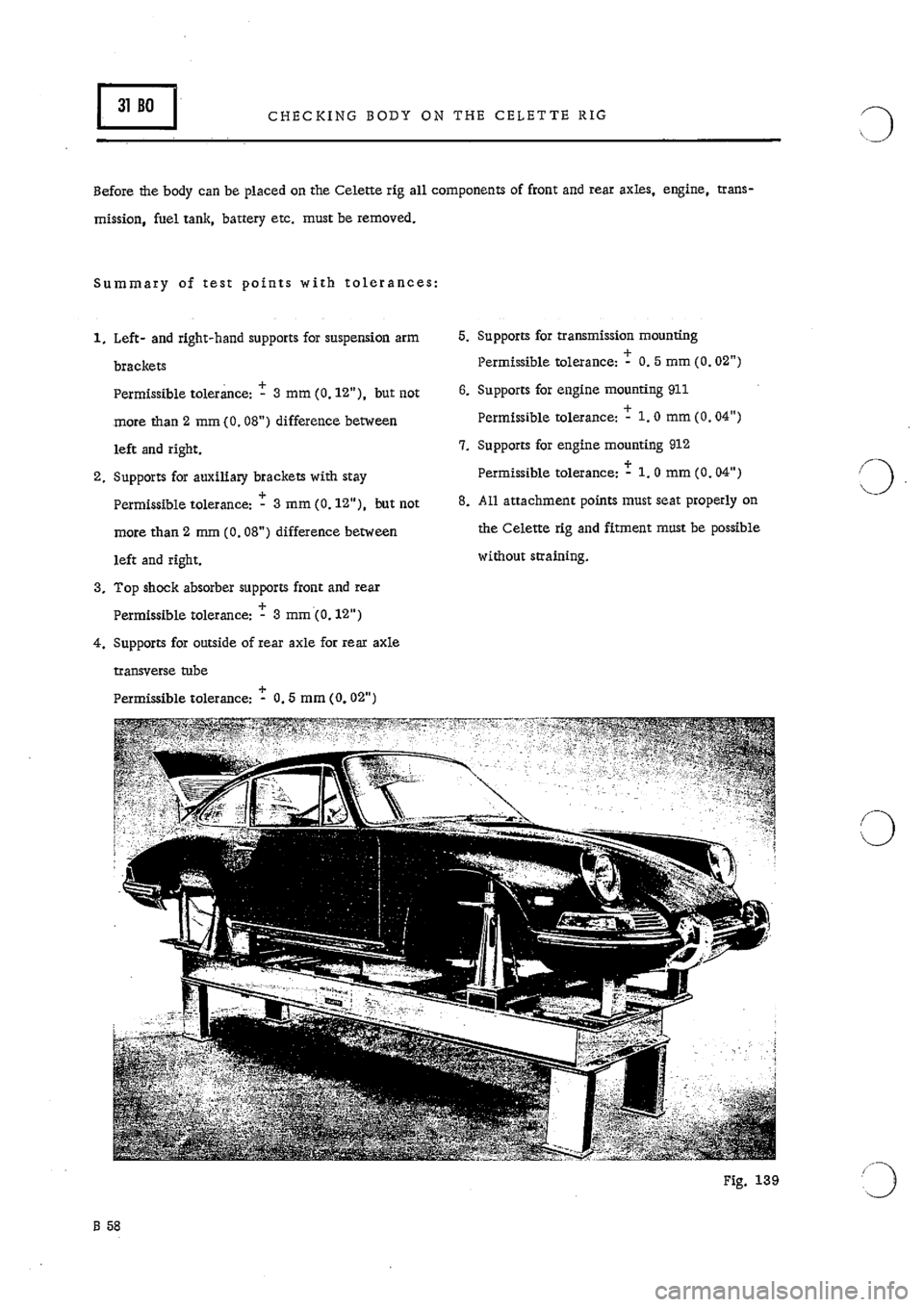 PORSCHE 911 1966 1.G Body Parts 2 Repair Manual 