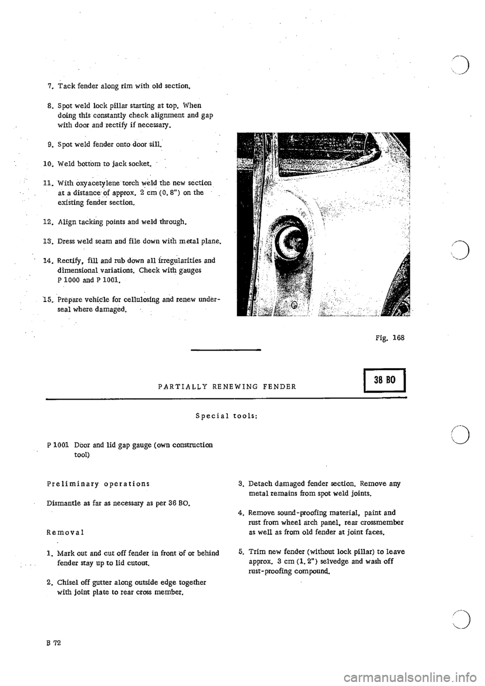 PORSCHE 911 1966 1.G Body Parts 2 Manual PDF 