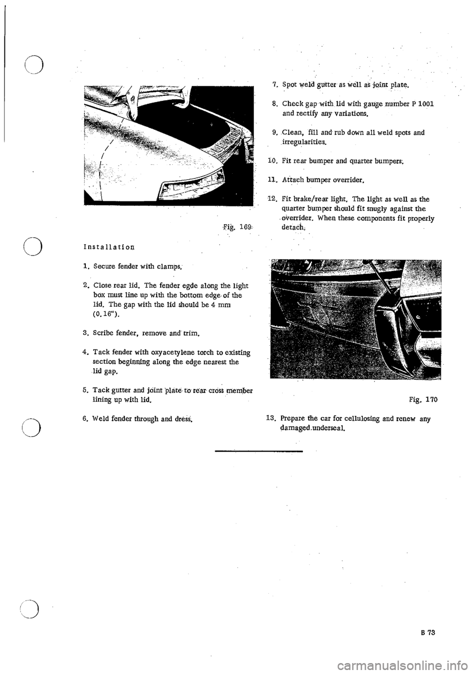 PORSCHE 911 1966 1.G Body Parts 2 Manual PDF 