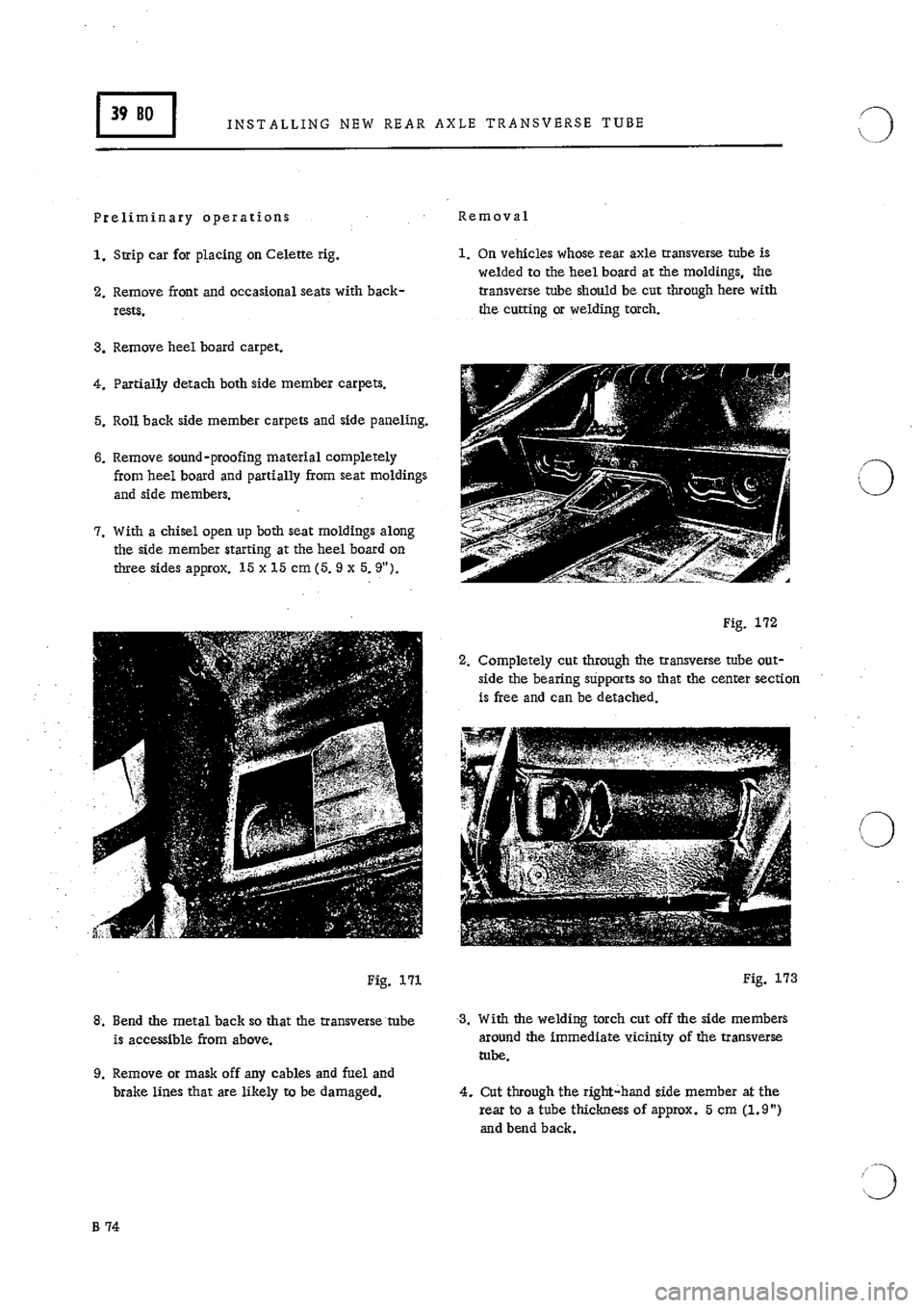 PORSCHE 911 1966 1.G Body Parts 2 Manual PDF 