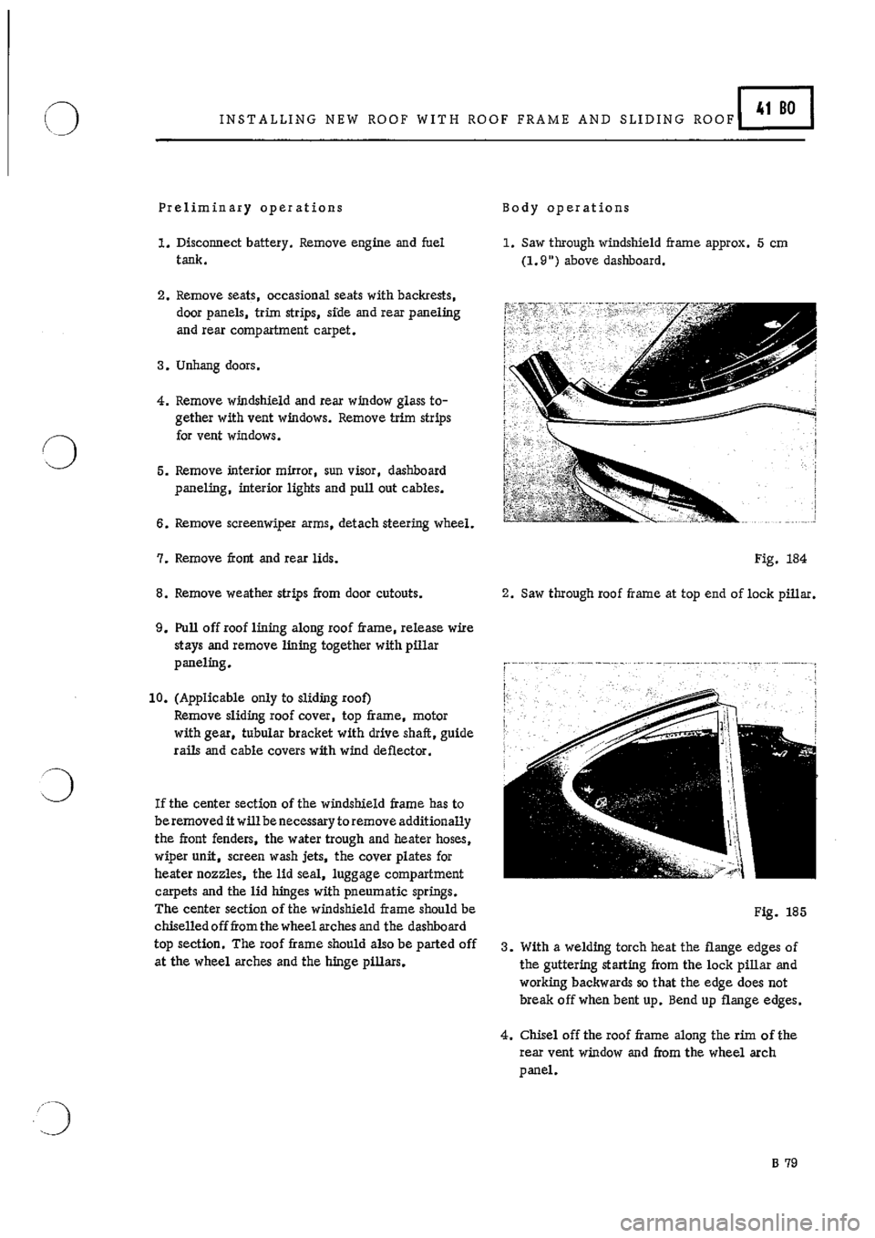 PORSCHE 911 1966 1.G Body Parts 2 Manual Online 