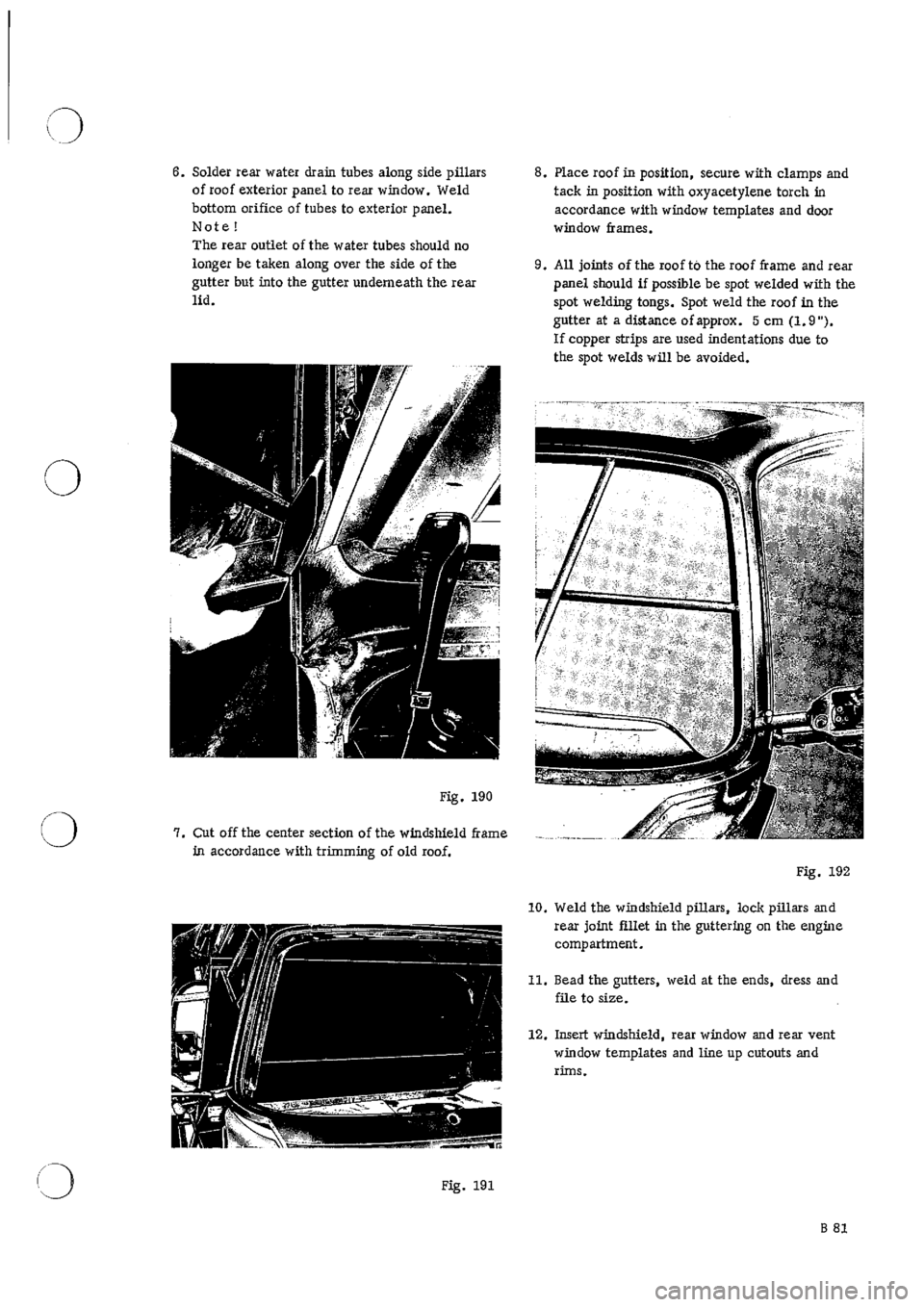 PORSCHE 911 1966 1.G Body Parts 2 Manual Online 