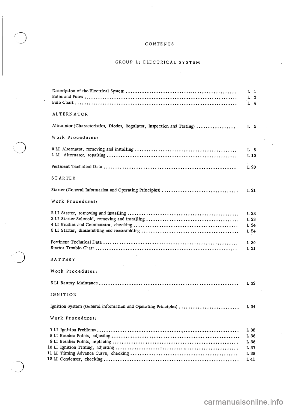 PORSCHE 911 1968 1.G Electrical Workshop Manual 