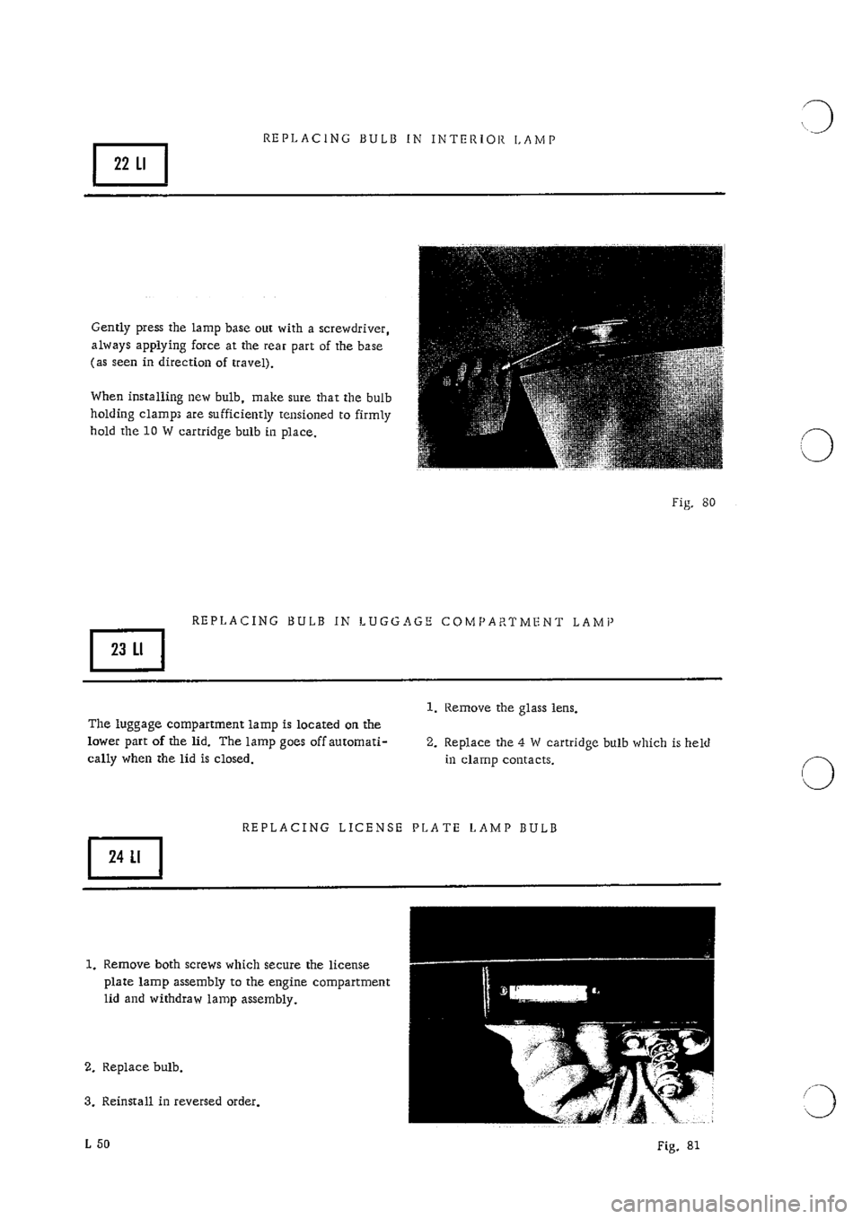 PORSCHE 911 1966 1.G Electrical Repair Manual 