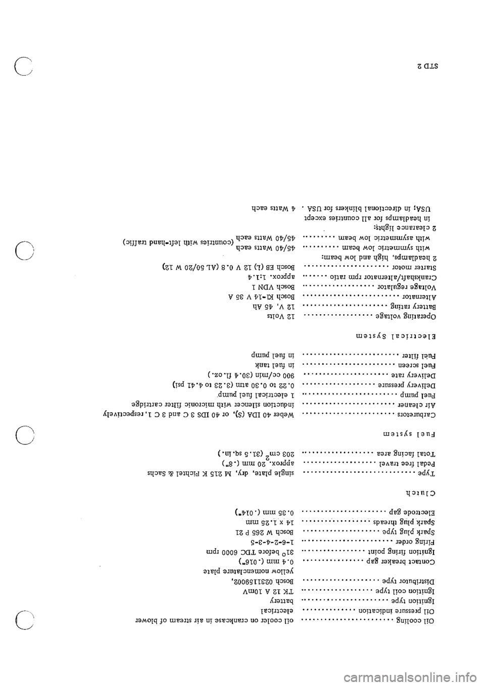 PORSCHE 911 1968 1.G Technical Data Workshop Manual 