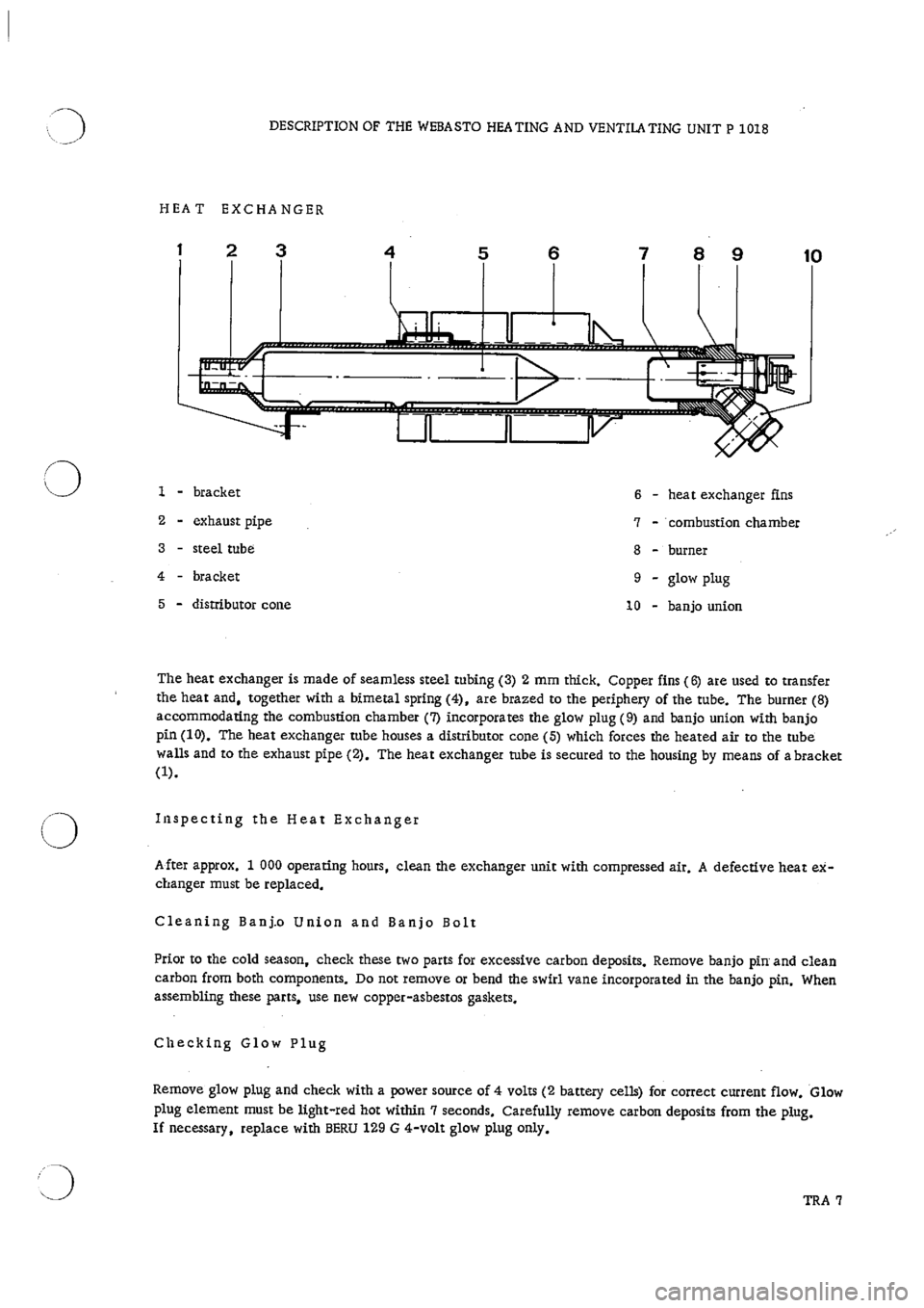 PORSCHE 911 1969 1.G Technical Instruction Workshop Manual 