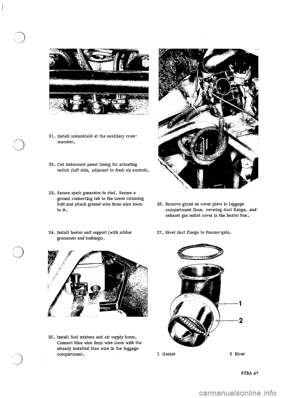 PORSCHE 911 1965 1.G Technical Instruction Manual Online 