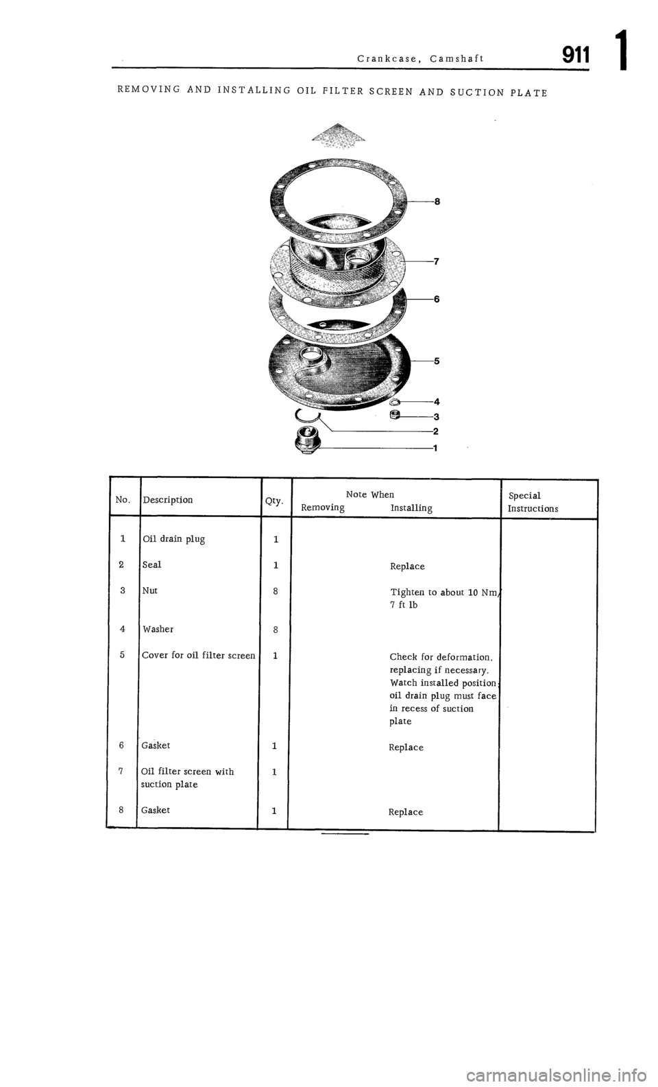 PORSCHE 911 1972 1.G Workshop Manual 1 PORSCHE 911 1972 1.G Workshop Manual 1