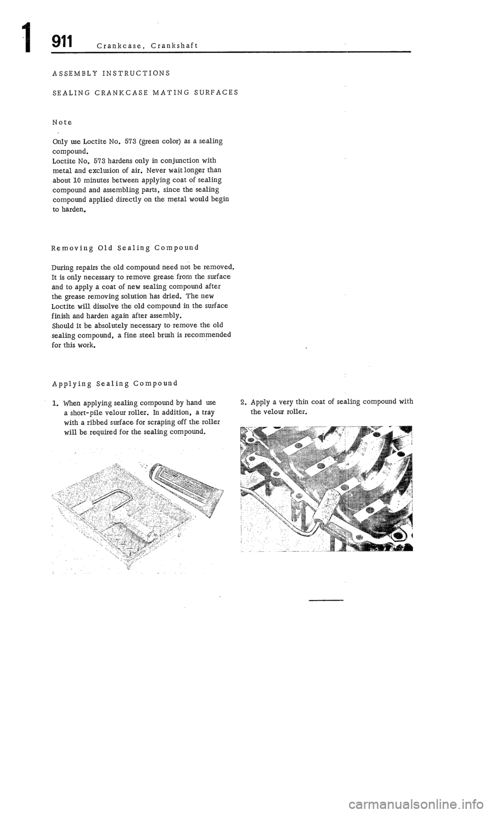 PORSCHE 911 1972 1.G Workshop Manual 1 PORSCHE 911 1972 1.G Workshop Manual 1