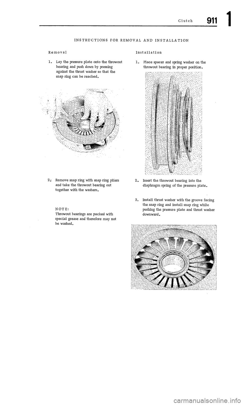 PORSCHE 911 1972 1.G Workshop Manual 1 PORSCHE 911 1972 1.G Workshop Manual 1