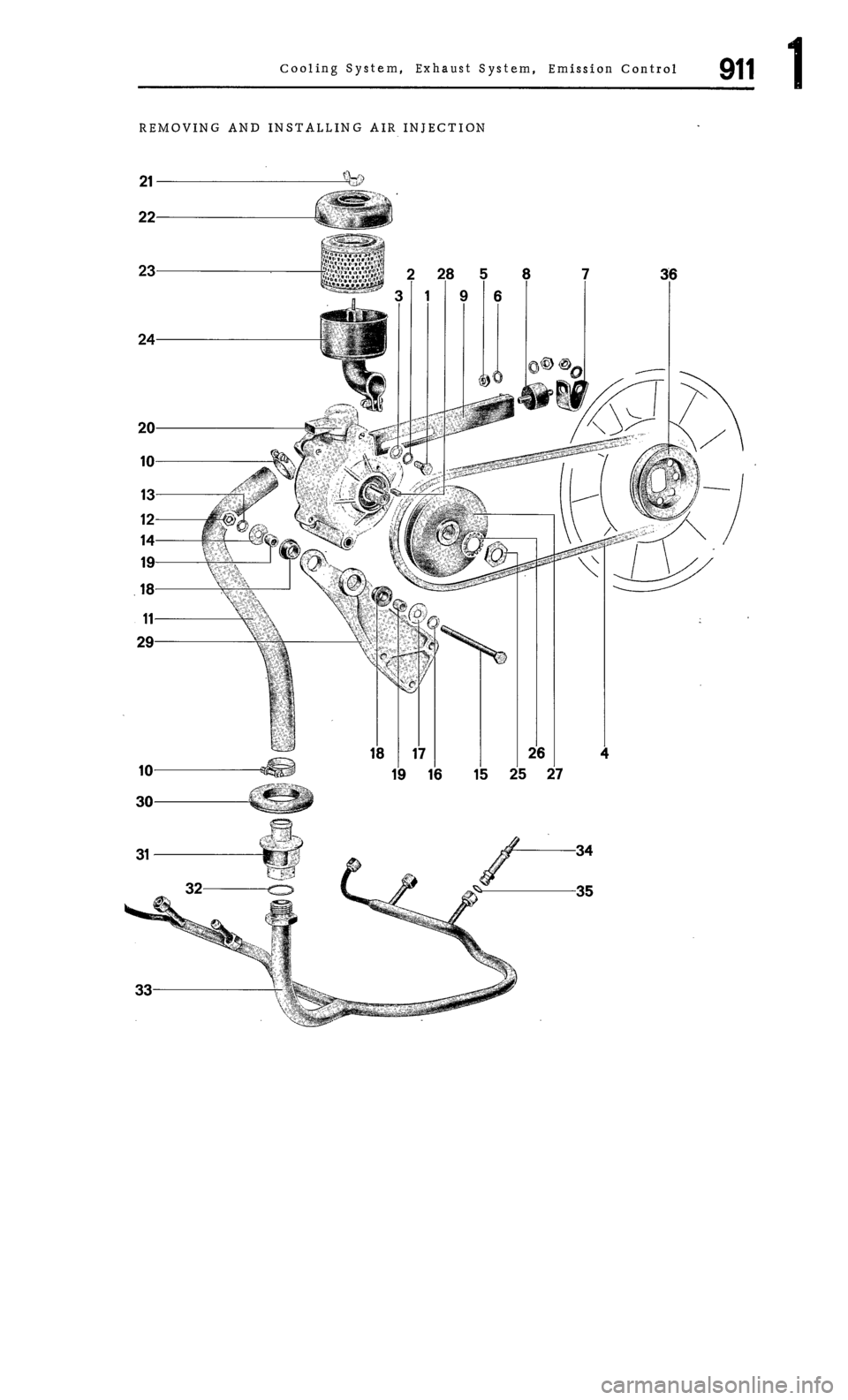 PORSCHE 911 1972 1.G  1 Repair Manual 