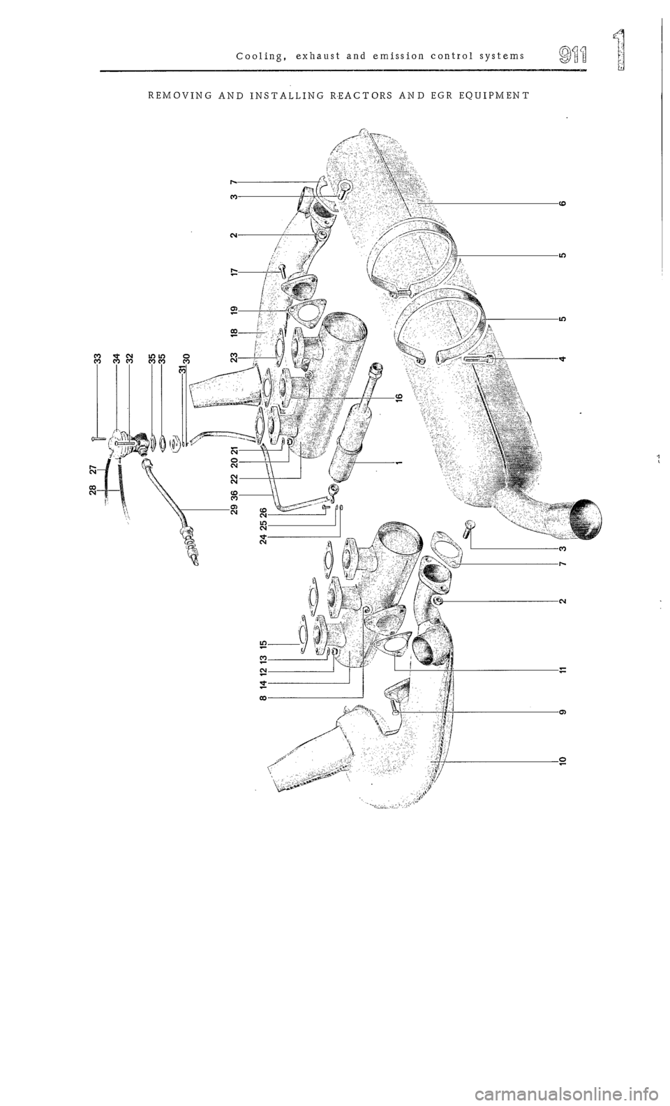 PORSCHE 911 1972 1.G  1 Repair Manual 