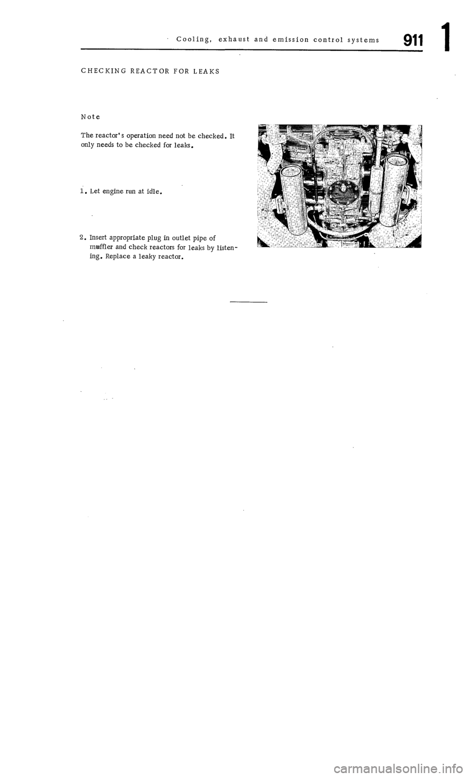 PORSCHE 911 1972 1.G  1 Repair Manual 