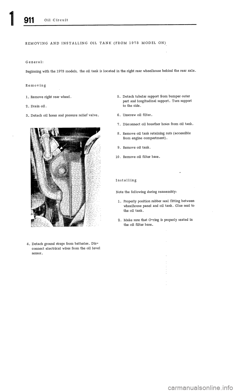 PORSCHE 911 1972 1.G  1 Manual PDF 