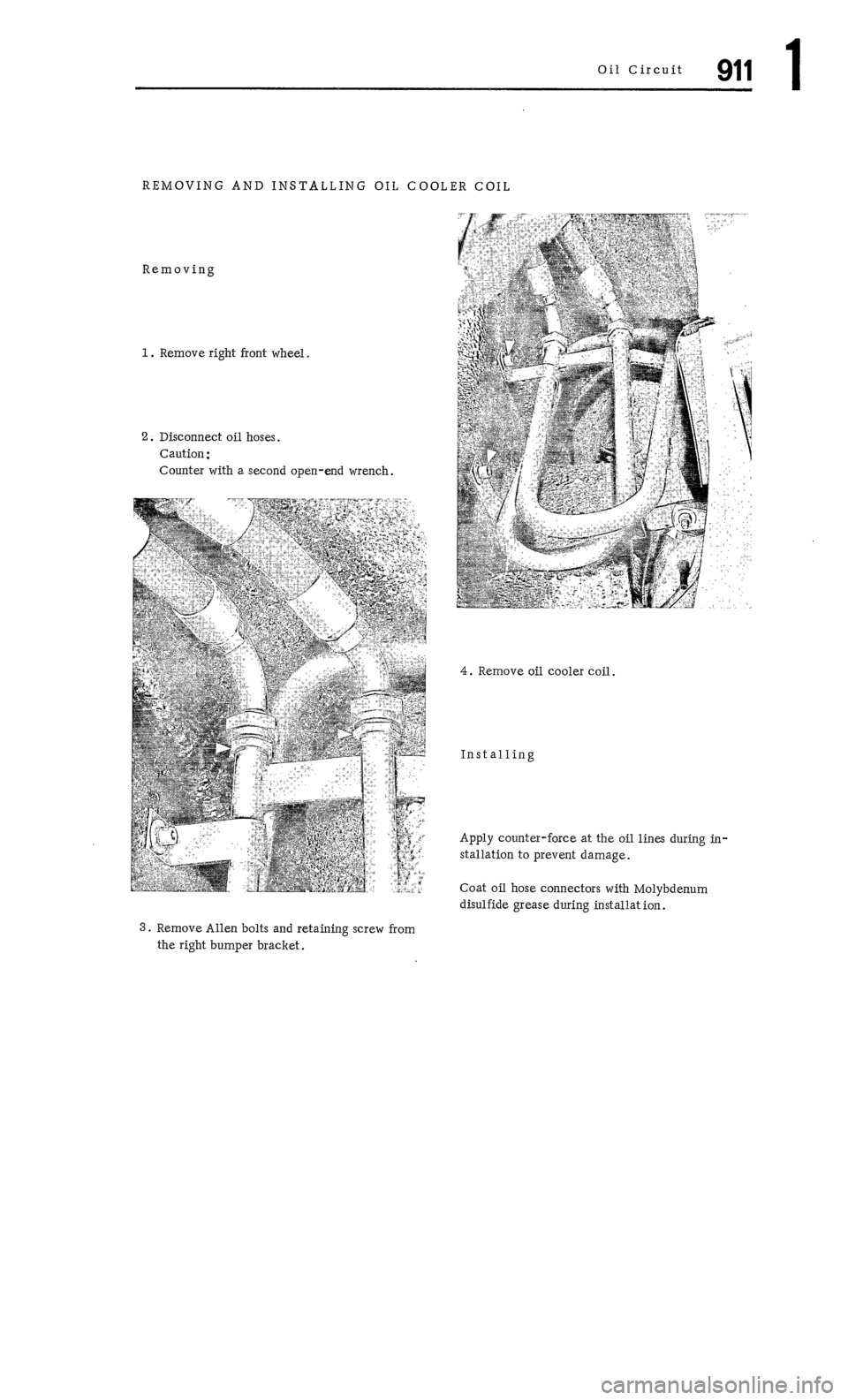 PORSCHE 911 1972 1.G  1 Manual PDF 