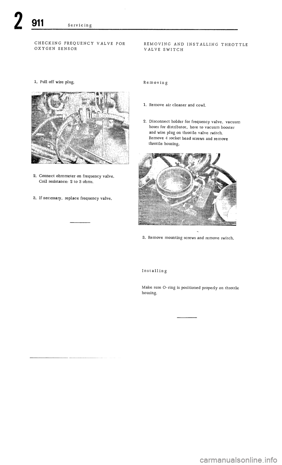 PORSCHE 911 1972 1.G Workshop Manual 2 