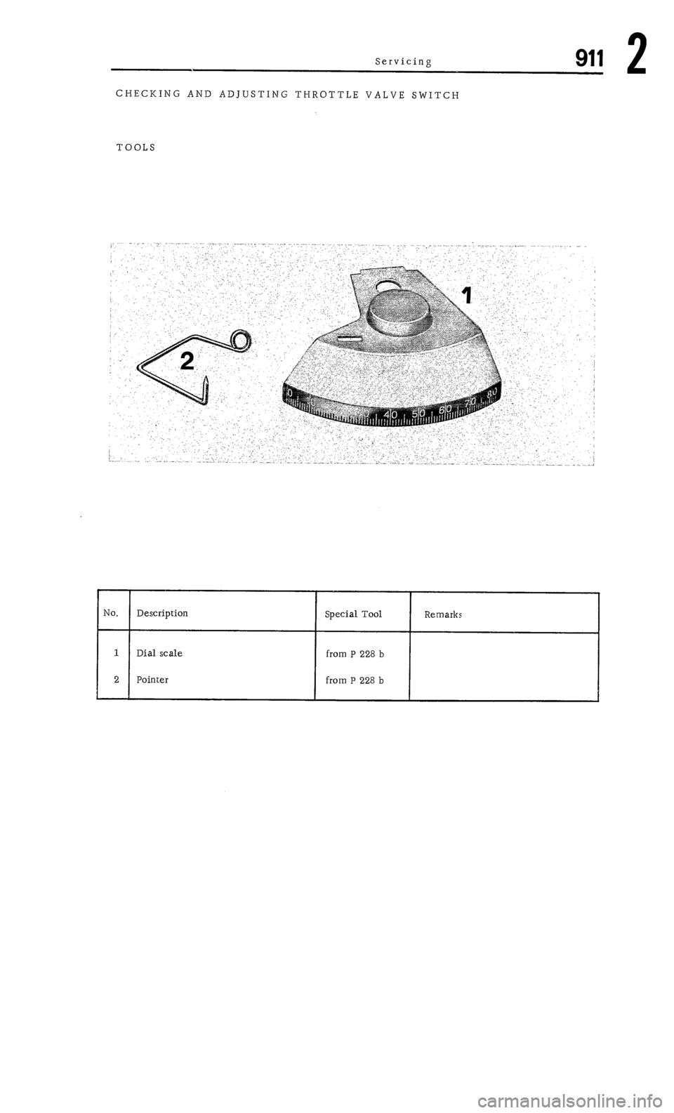 PORSCHE 911 1972 1.G Workshop Manual 2 