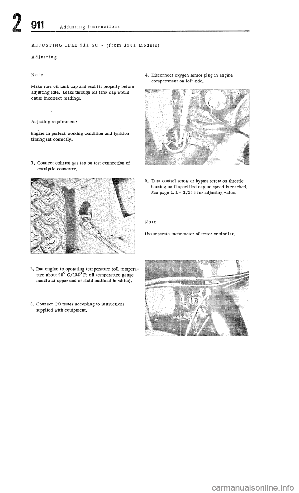 PORSCHE 911 1972 1.G Workshop Manual 2 PORSCHE 911 1972 1.G Workshop Manual 2